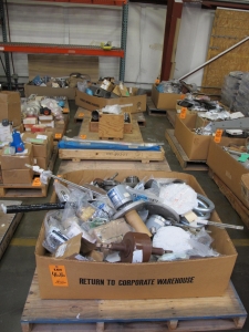 (5 PALLETS) DID SOMEONE SAY SCRAP METAL? MISC STL AND METAL PARTS. LOADING & HANDLING FEE $30-4616